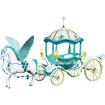 Kočár s okřídleným koněm a světlem