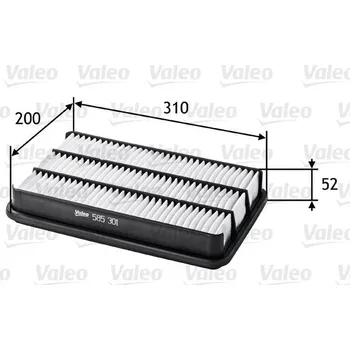 Vzduchový filtr Vzduchový filtr VALEO 585301