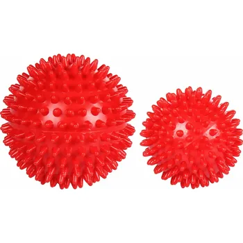Masáž Merc sport Masážní míček s bodlinami soft červený 9cm Cena za odběr více kusů: 26 a více kusů
