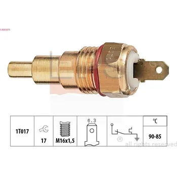Ventilátor topení a klimatizace Teplotní spínač, větrák chladiče EPS 1.850.071