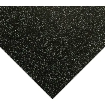 Rohožka Černo-zelená gumová podlahová deska FLOMA FitFlo SF1050 - délka 200 cm, šířka 100 cm, výška 1 cm