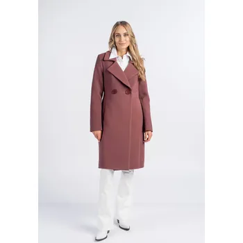 Kabát BRYGIDA vínový 36
