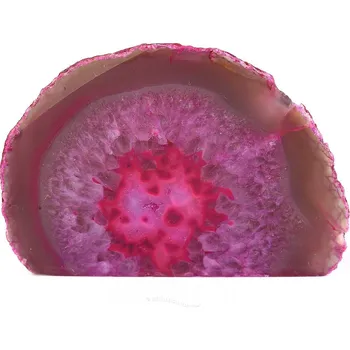 Přírodní kámen Růžový achát geoda 137g (Brazílie)