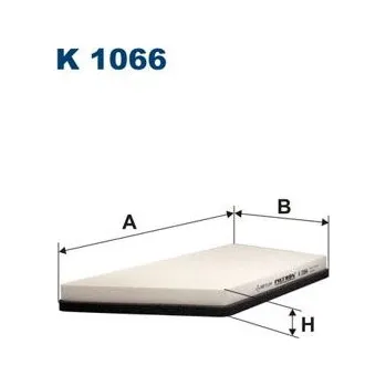 Klimatizace automobilu Filtr, vzduch v interiéru FILTRON K 1066