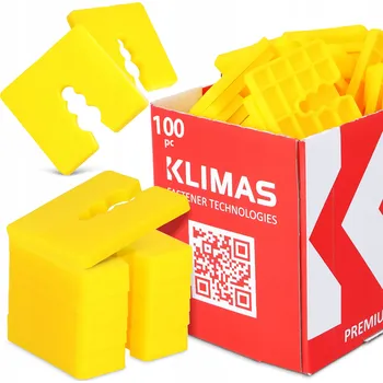 Vrták Plastové distanční podložky 5 mm, 50 ks pro vyrovnání, Klimas DW