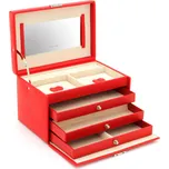 Friedrich Lederwaren Šperkovnice červená/béžová Jolie 23256-40 + 2 měsíce na vrácení zboží