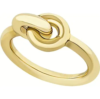 Prsten BREIL Minimalistický pozlacený prsten Tie Up TJ347 52 mm + 2 měsíce na vrácení zboží