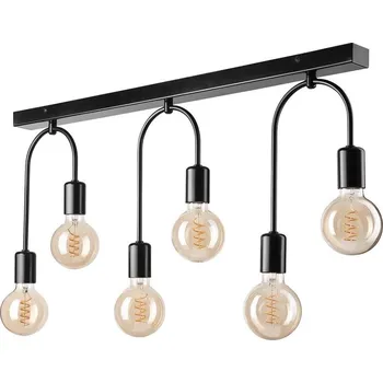 Stropní svítidlo JANO 6xE27/15W/230V černá