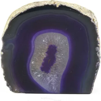 Sběratelství Achát fialový geoda 348g (Brazílie)