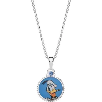 Oblečení a móda Disney Stříbrný náhrdelník Donald Duck CS00027SRJL-P.CS (řetízek, přívěsek) + 2 měsíce na vrácení zboží