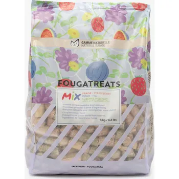 Pro koně FOUGANZA Pamlsky pro koně přírodní 3 kg jahoda-fíky-pampeliška-vojtěška 3kg
