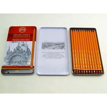 Grafitová tužka Sada grafitový tužek 1502 Koh-i-noor Art set 8B-2H - 12 ks