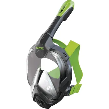 Potápěčské vybavení Seac sub Celoobličejová maska SeacSub Libera černo/zelená Velikost: L/XL