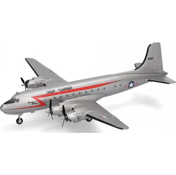 Plastikový model Herpa - Douglas DC-4 / C-54 Skymaster, US Air Force "Rosinenbomber", USA, 1/200