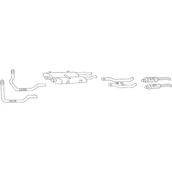 Jaguar E-Type Série 1 (1961-71) Nerezový výfuk QUICKSILVER JR021