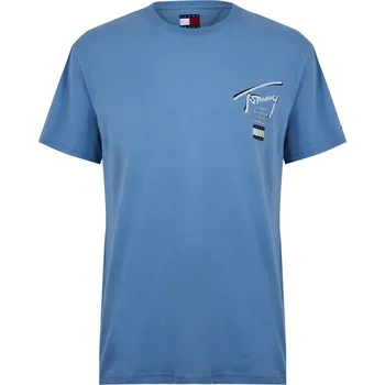 Pánské tričko Tričko Tommy Jeans Colarado Blue 1073830 L