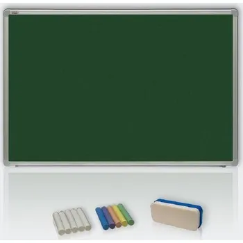 Kancelářský nábytek Magneticko-keramická tabule 90x60 - křída, ALU23