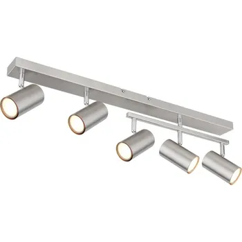 Bodové svítidlo Globo 57911-5 - Bodové svítidlo ROBBY 5xGU10/35W/230V matný chrom