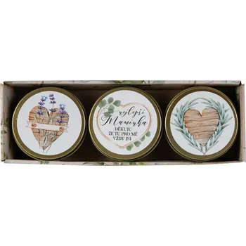 Svíčka Dárkové balení svíček 3x30g - Nejlepší maminka