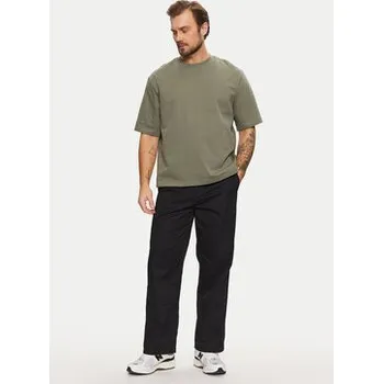 Oblečení a móda Jack & Jones Kalhoty z materiálu Bill 12269667 Černá Loose Fit S_32