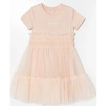 Dámské oblečení Dívčí šaty Guess K5RK14.K6YW0.PPYA oranžová 24X, vel. 105-112