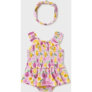 Dívčí sukně Vzorované overalové šaty s čelenkou Mayoral - 2501930012 Veľkosť: 104