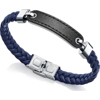Náramek Viceroy Stylový pánský kožený náramek Magnum 15108P01013 + 2 měsíce na vrácení zboží