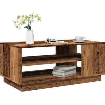 Konferenční stolek vidaXL Konferenční stolek 102x55x43 cm kompozitní dřevo [813083] Barva: Staré dřevo