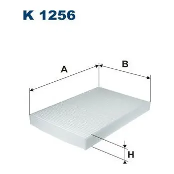 Ventilátor topení a klimatizace Filtr, vzduch v interiéru FILTRON K 1256