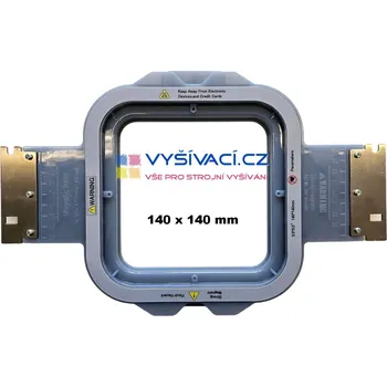 rámeček magnetický 140x140mm čtvercový pro vyšívací stroje GMS-FT, GMS-GT série vybavení: 1 kus