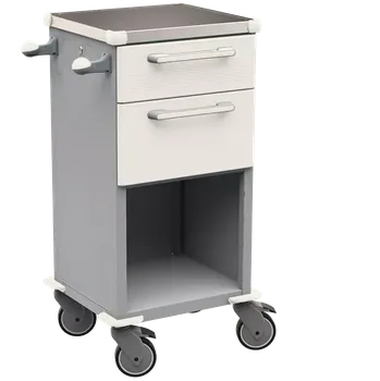 TINY 150 N vozík zdravotnický, plast ABS, bílá