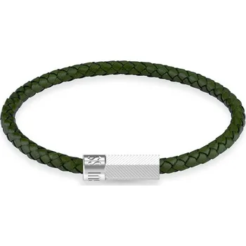 Náramek Guess Pánský kožený náramek Blackjack JUXB03240JWSTDG 23 cm + 2 měsíce na vrácení zboží