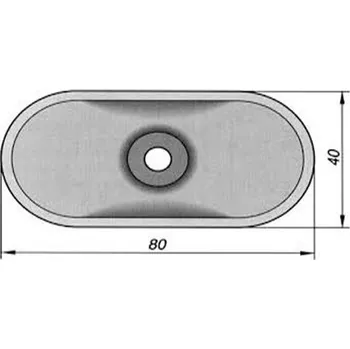 podložka PODLOŽKA IZOLAČNÍ PIP 40/80 C (plechová)