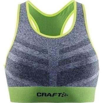 Craft 1904907 Comfort Mid Impact Bra šedá/žlutá S