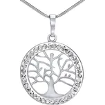 Silvego Stříbrný přívěsek Strom života se Swarovski® Crystals SILVEGOB16088 + 2 měsíce na vrácení zboží