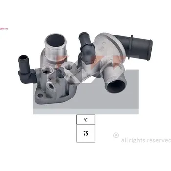 Těsnění motoru Termostat, chladivo KW 580 193