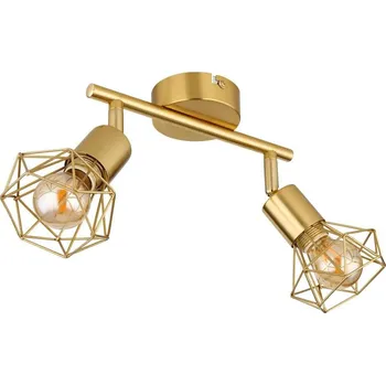 Bodové svítidlo Globo 54802GB-2 - Bodové svítidlo XARA I 2xE14/40W/230V zlatá