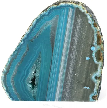 Přírodní kámen Růžový achát geoda s dutinou 359g (Brazílie)