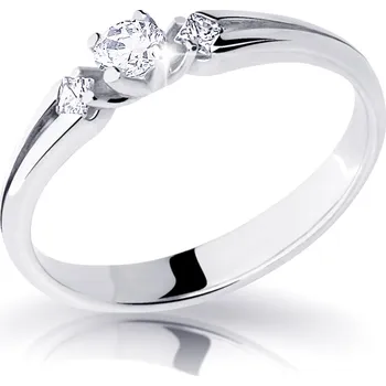 Prsten Cutie Diamonds Elegantní zásnubní prsten z bílého zlata s diamanty DZ6866-2105-00-X-2 59 mm + 2 měsíce na vrácení zboží