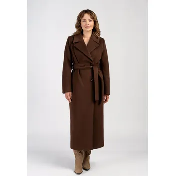 Dámský kabát Kabát VERONA čokoláda alpaka 38