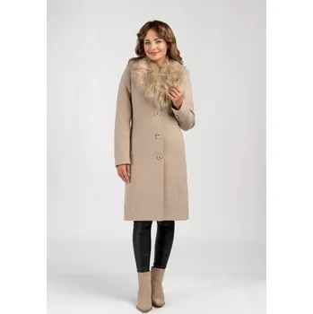 Dámský kabát Kabát SONA béžový 40