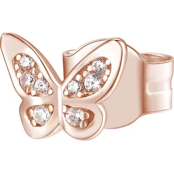 Náušnice Rosato Bronzová single náušnice se zirkony Motýl Storie RZO052 + 2 měsíce na vrácení zboží