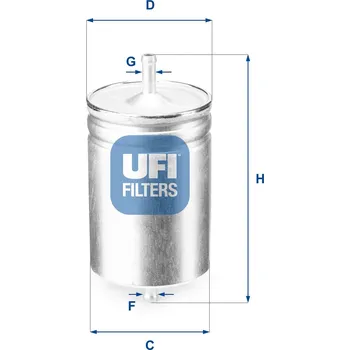 Palivový filtr Palivový filtr UFI 31.583.00