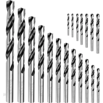 Vrták Ingco AKDB1195 Vrták do kovu HSS, sada 19d