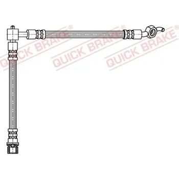 Brzdový systém Brzdová hadice QUICK BRAKE 58.814