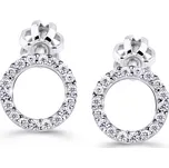 Cutie Diamonds Luxusní náušnice z bílého zlata s brilianty DZ60240-30-00-X-2 + 2 měsíce na vrácení zboží