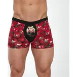 Cornette 280-217 červené pánské boxerky Barva: červená, Velikost: M