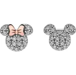 Disney Půvabné stříbrné náušnice pecky Mickey and Minnie Mouse E905016UZWL + 2 měsíce na vrácení zboží