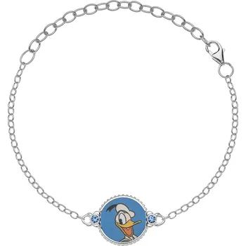 Náramek Disney Stříbrný náramek Donald Duck BS00022SRJL-5.CS + 2 měsíce na vrácení zboží