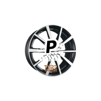 Disk PLATIN P 95 Diamant Schwarz Frontpoliert 6.50 x 16 ET 43.00 5x112